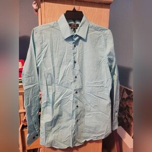 Apt. 9 Men's Aqua Casual Button Down Shirt